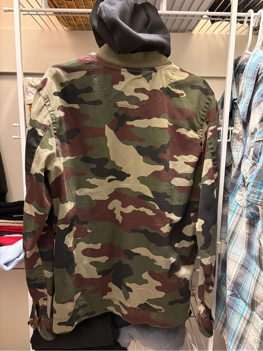 All Son Military Surplus Camouflage Jacket Size Medium Used in Great Condition.